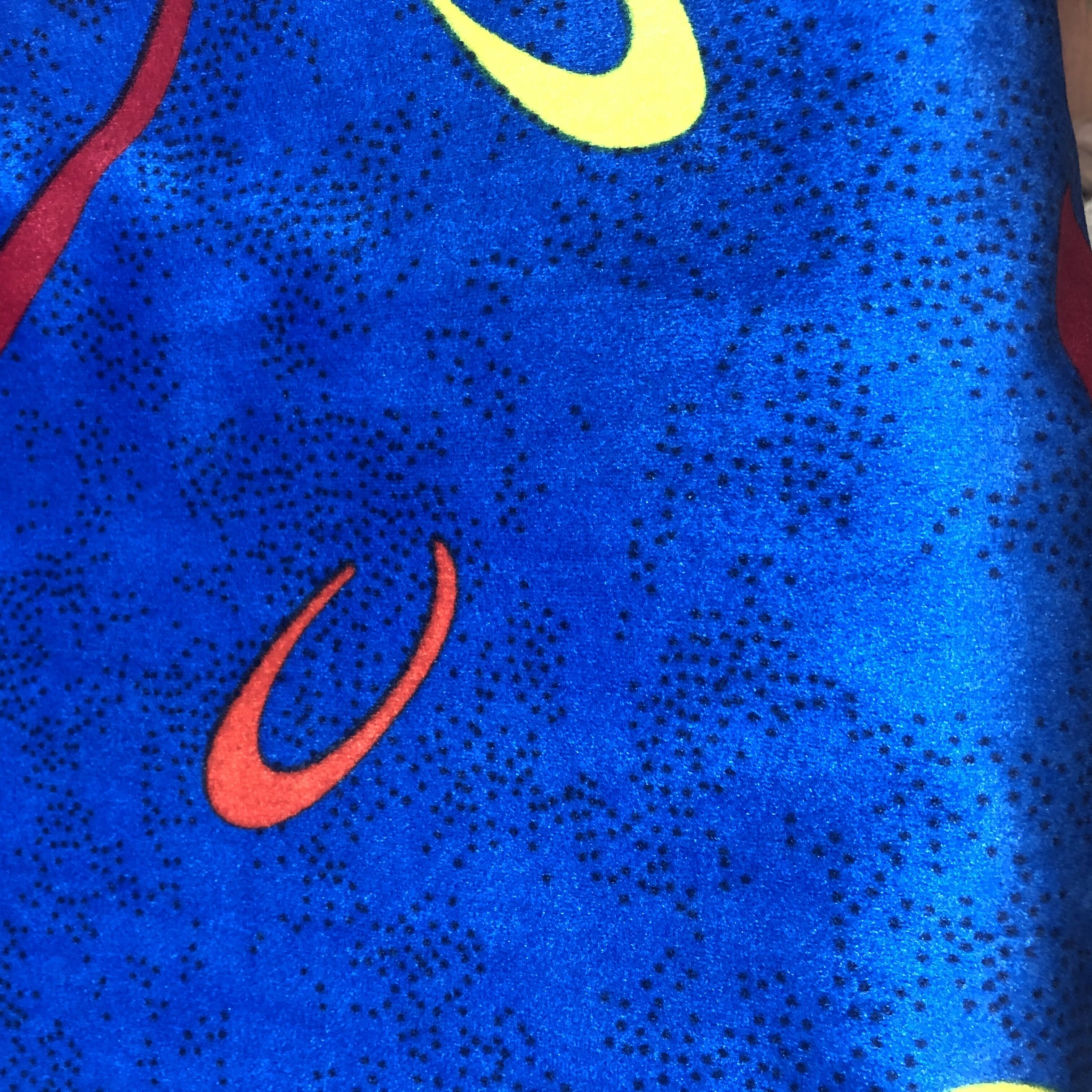 Printed Design Bus Velvet Fabric With Foam Backing