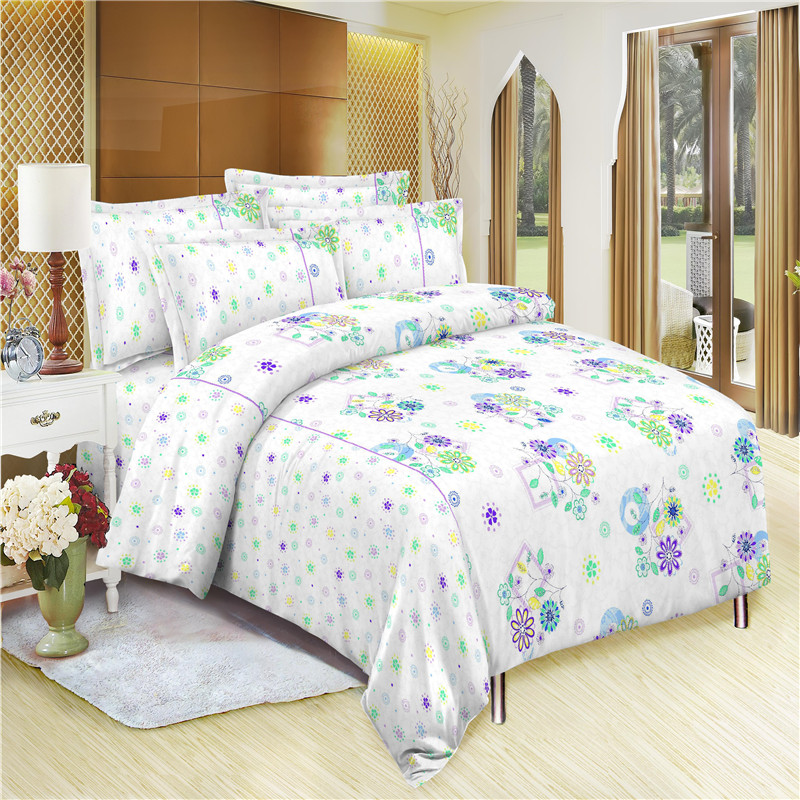 Hot Sale Woven Polyester Microfiber Fabric Bed Sheet