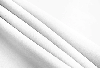 White Poly Poplin Fabric
